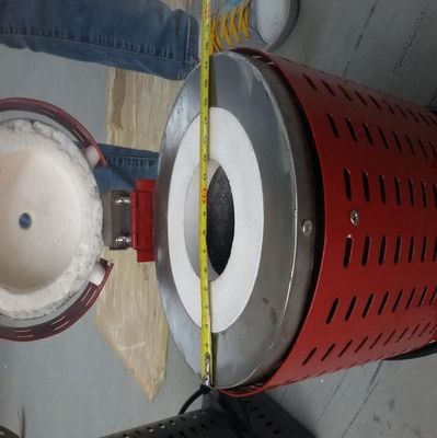 लघु इलेक्ट्रिक पिघलने भट्ठी 1-2Kw Max.1200C जे.सी.-कश्मीर 220-2
