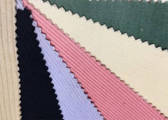 Colorful Spandex Stretch Corduroy Vải Chất liệu 6W 8w 9W 11W