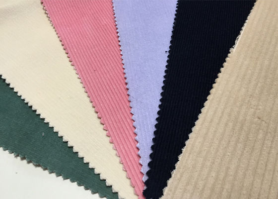 Colorful Spandex Stretch Corduroy Vải Chất liệu 6W 8w 9W 11W