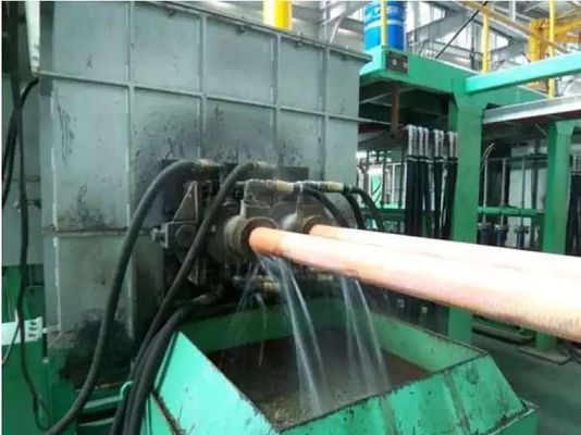 Freqüência de cobre do cano principal da fornalha de derretimento 5,0 da indução de alta temperatura