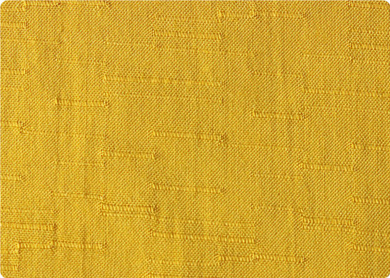 Elegant vàng / trắng 100 Rayon vải Jacquard Vải bọc vải 120gsm