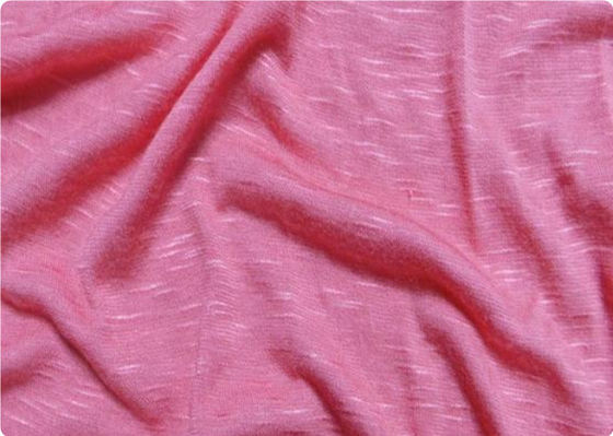 Pink / White Viscose Fabric Furniture Upholstery Fabric For Sportswear